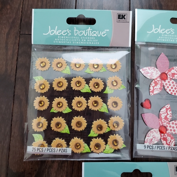 Lot of Jolee's flower stickers - Picture 2 of 4
